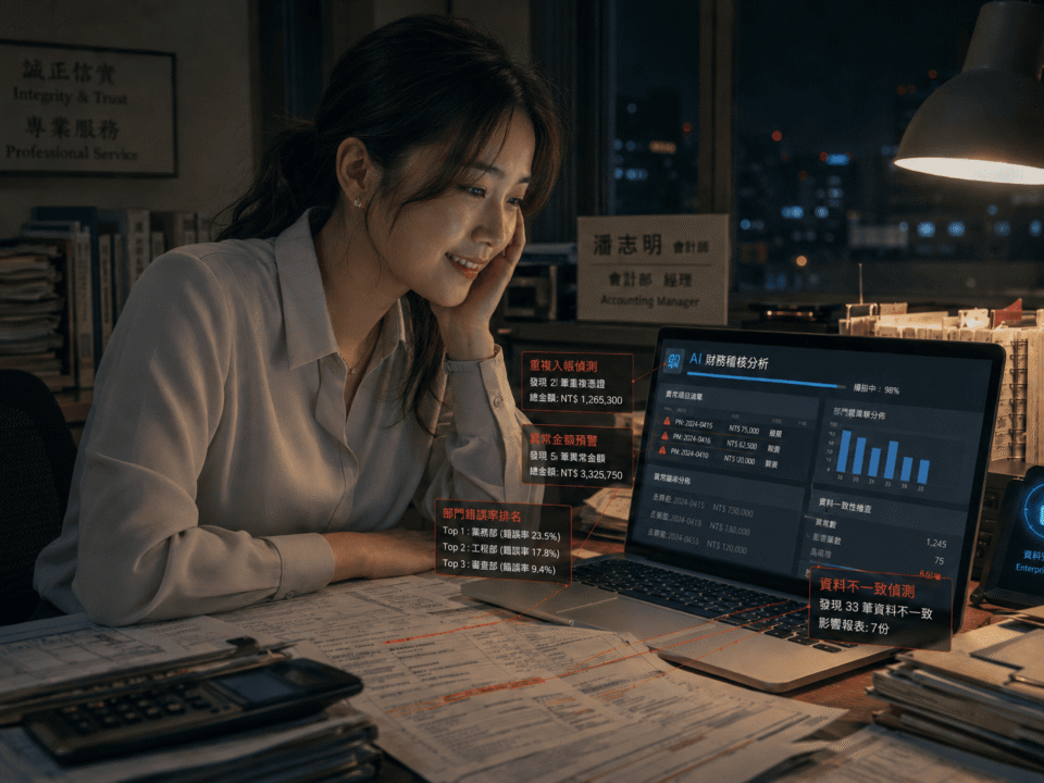 AI工具幫你處理會計報表?先搞清楚這件事——公司財務資料AI安全嗎,ChatGPT Copilot Claude Gemini比較指南 1 AI工具